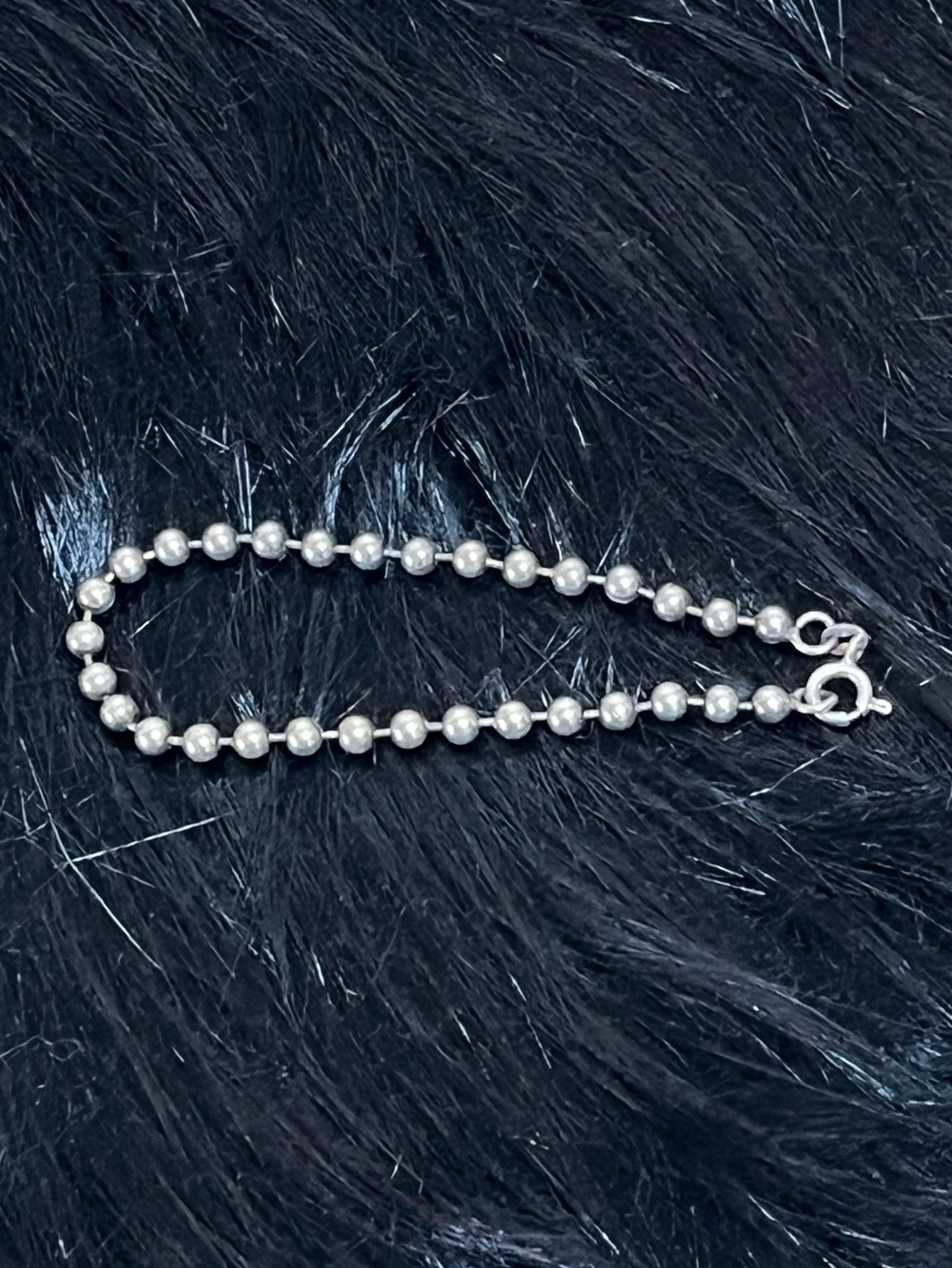 Sterling Ball Link Bracelet
